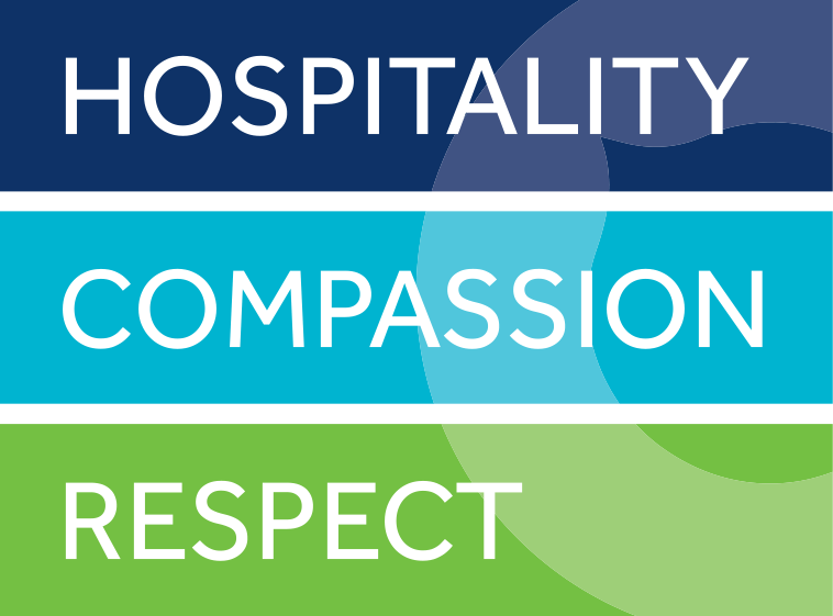 Our values - Hospitality, Compassion & Respect